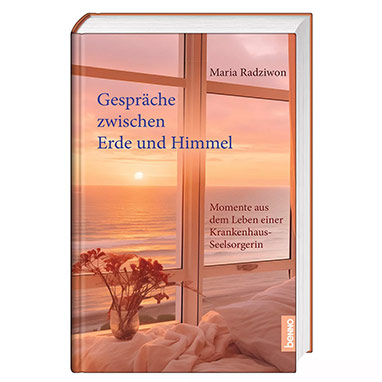 Das Buch »Gespräche zwischen Himmel und Erde« mit Erfahrungsberichten aus dem Arbeitsalltag einer Krankenhausseelsorgerin